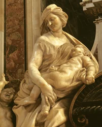 Charity, from the Tomb of Urban VIII (detail)